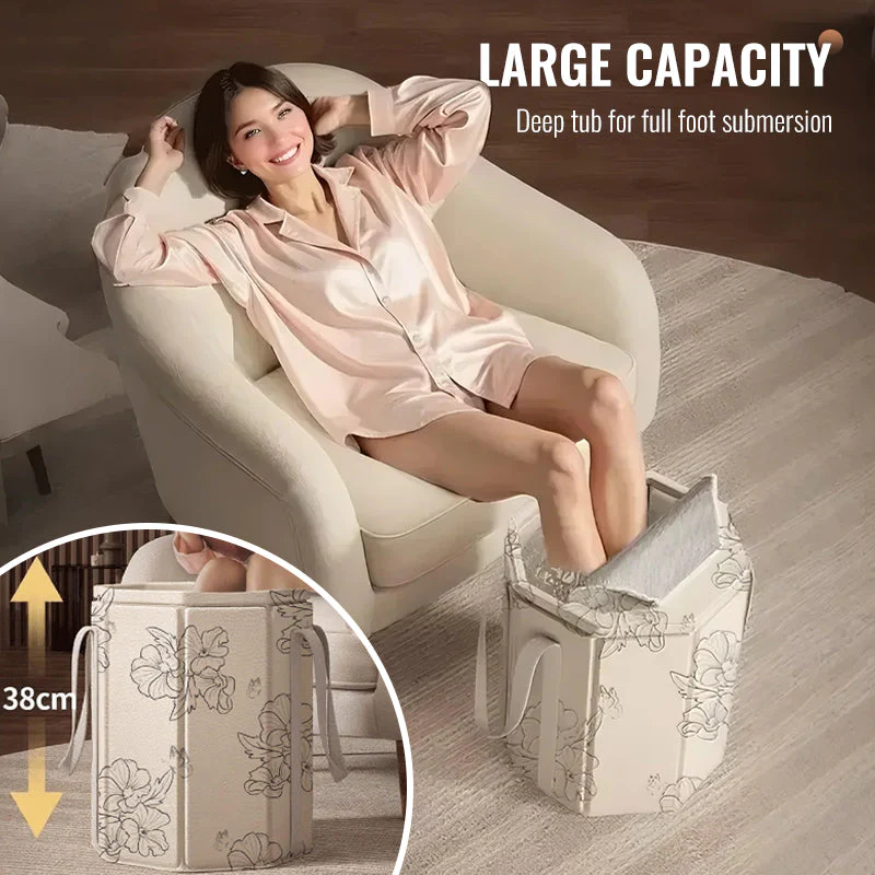 Baignoire pliable portable pour tremper les pieds