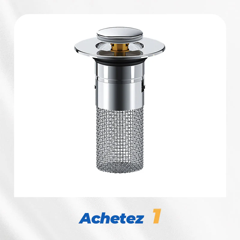 🚰 ACHETEZ 1 - RECEVEZ 1 GRATUIT ! ✨ Filtre de Vidange d'Évier Universel - Retient les Déchets sans Bloquer l'Eau, Installation Facile et Nettoyage Rapide 🛠️📦 - Image 9