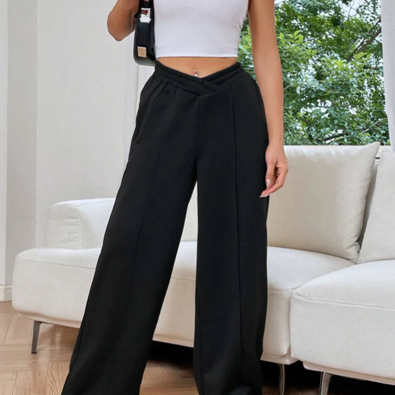 đDERNIER JOUR DE PROMOTION - 50 % DE RĂDUCTION đ Restez au chaud avec style â Pantalon large pour femmes, doux pour la peau - Image 11
