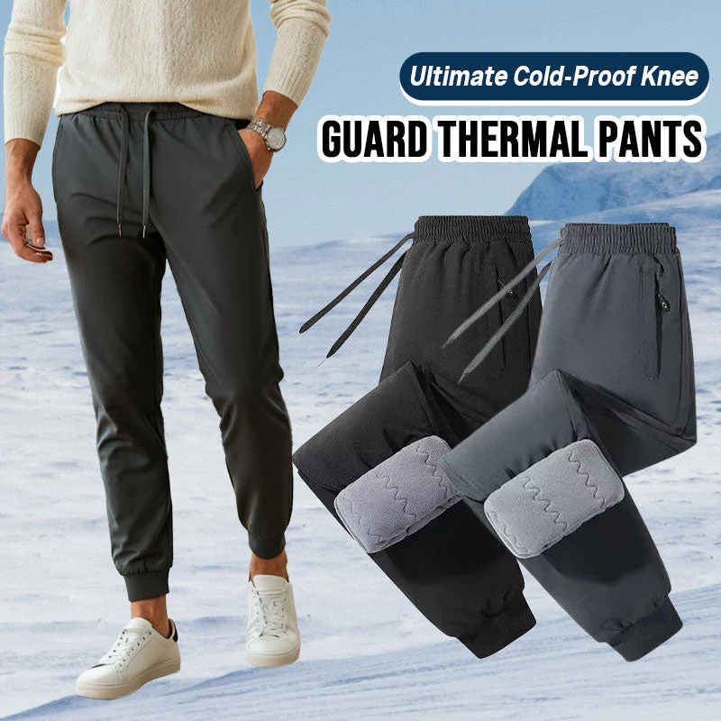 📢📢60% DE RÉDUCTION !!! ✨Pantalon thermique avec genouillères résistant au froid extrême – Restez au chaud pendant les hivers rigoureux