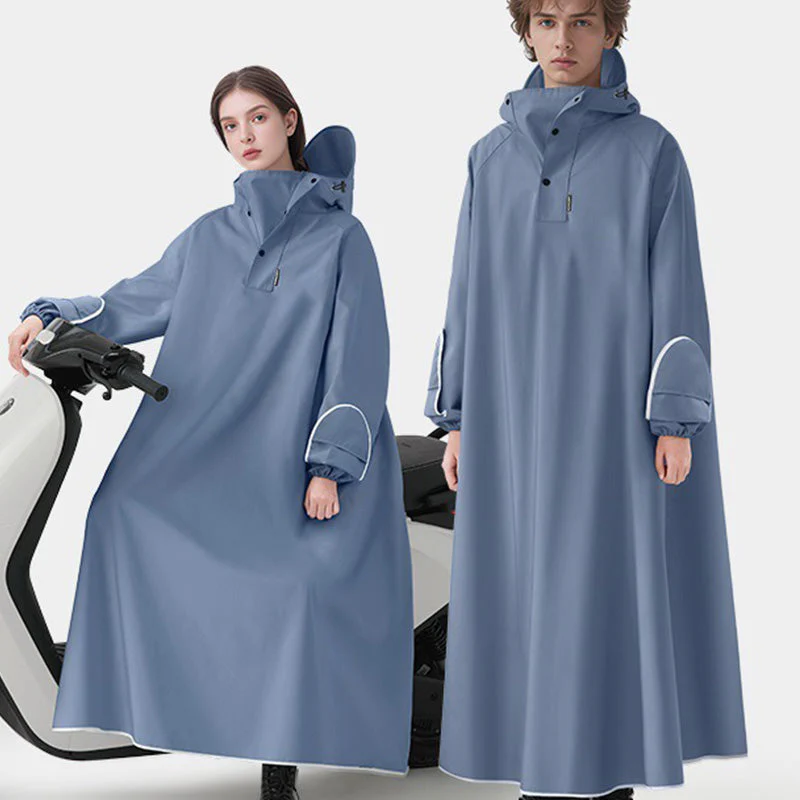 đ„Livraison temporairement gratuiteđ„-Poncho de pluie unisexe Ă capuche oversize pour vĂ©lo Ă©lectrique - Image 10