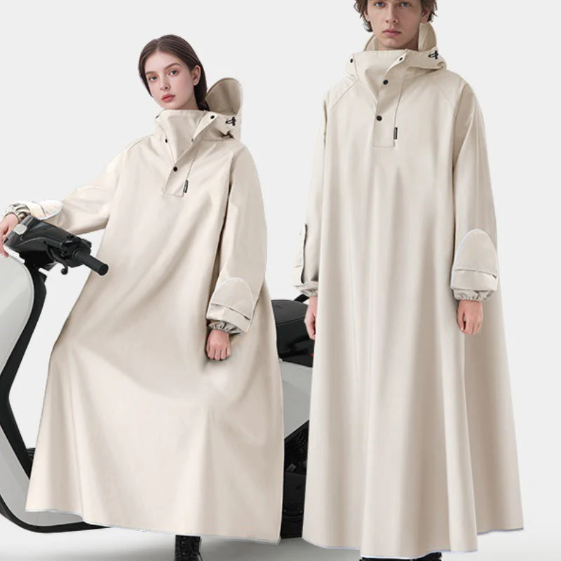 đ„Livraison temporairement gratuiteđ„-Poncho de pluie unisexe Ă capuche oversize pour vĂ©lo Ă©lectrique - Image 12