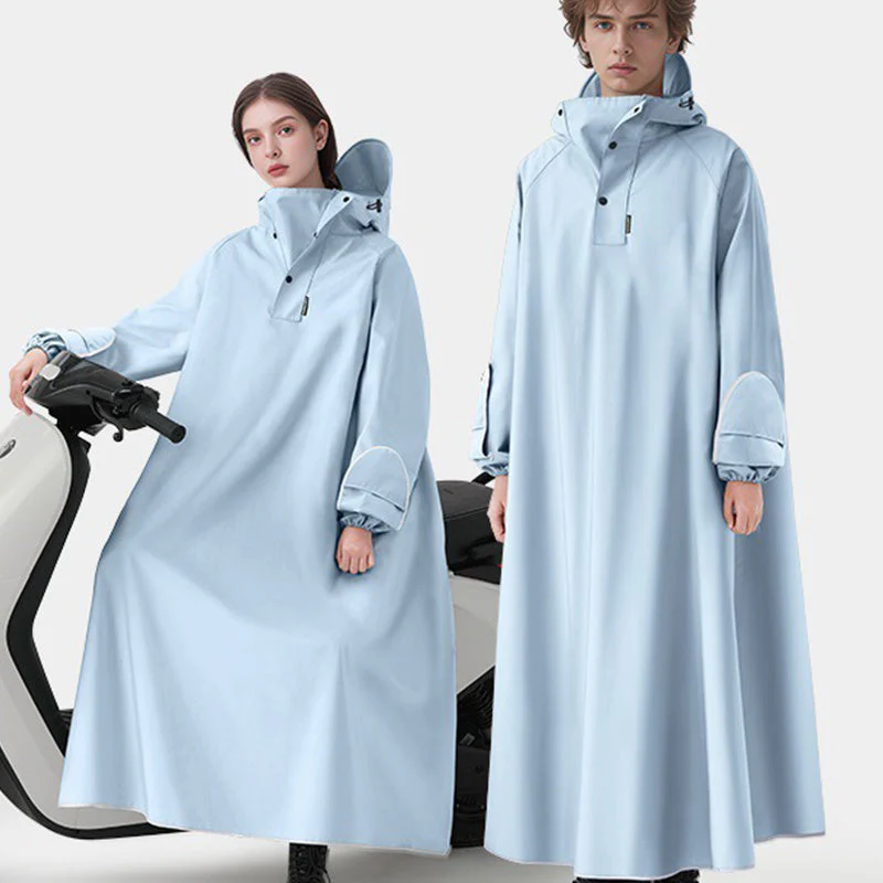 đ„Livraison temporairement gratuiteđ„-Poncho de pluie unisexe Ă capuche oversize pour vĂ©lo Ă©lectrique - Image 8
