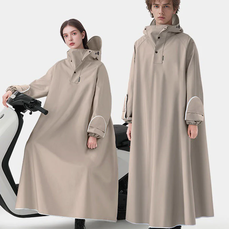 đ„Livraison temporairement gratuiteđ„-Poncho de pluie unisexe Ă capuche oversize pour vĂ©lo Ă©lectrique - Image 9