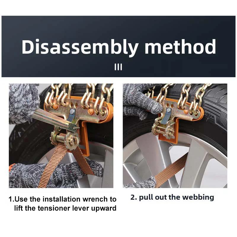 🛞Universal Anti-Skid Snow Chains for Car Tires - Image 3