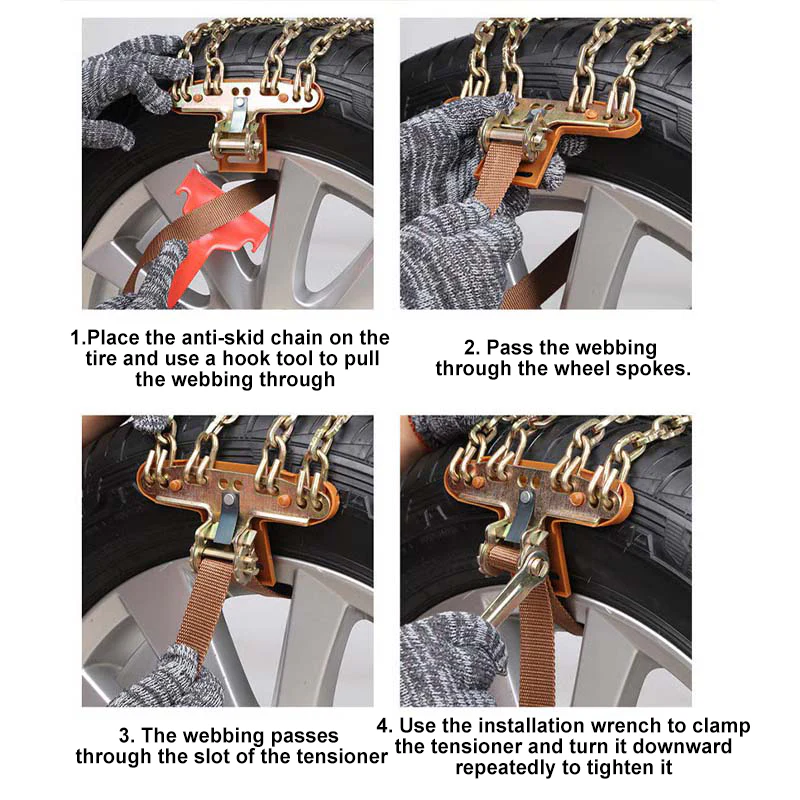 🛞Universal Anti-Skid Snow Chains for Car Tires - Image 6
