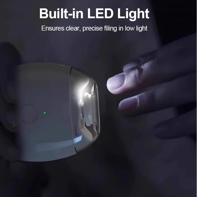 🔥 50% DE RÉDUCTION ! ✨ Ponceuse à Ongles Auto - 3 Vitesses Réglables, Silencieuse, LED Integrée pour Soin Précise 💅✨ - Image 8