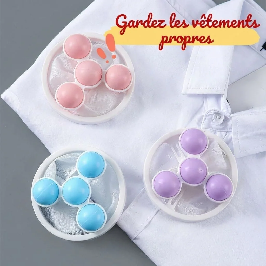 📢📢Achetez-en 5, obtenez-en 5 gratuits⏰ Sac Filtrant Lave-Linge - Capture Poils d'Animaux, Évite les Enchevêtrements, Réutilisable 🧼🐾