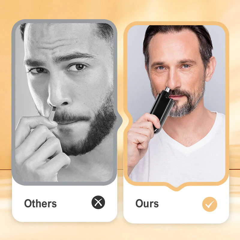 📢📢50 % de réduction !!! 🎅Tondeuse à poils de nez électrique multifonction universelle avec affichage numérique - Image 3