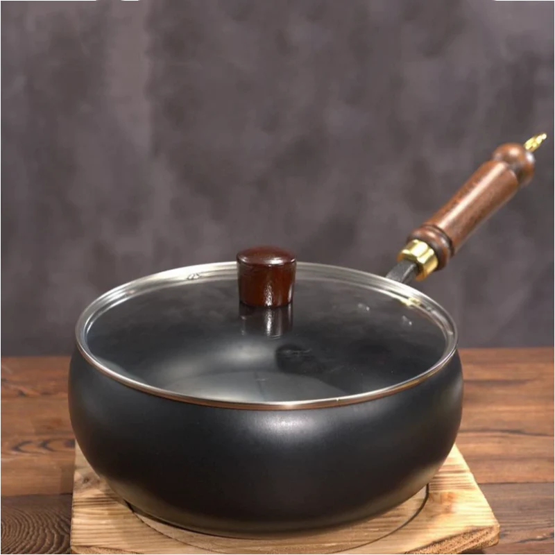 ✨✨✨Durée limitée 75% de réduction🔥Bonne aide dans la cuisine—Pot en fer épais non revêtu - Image 11