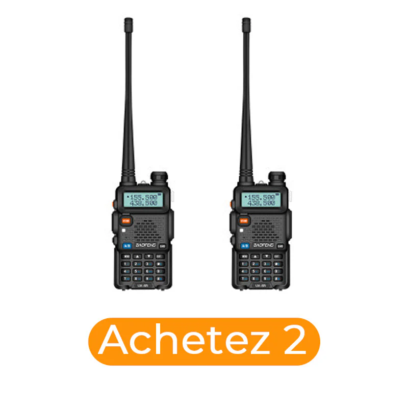 📢📢60% de réduction !!!🔥Radio amateur UV-5R longue portée UV5R Radio bidirectionnelle double bande Walkie - Image 16