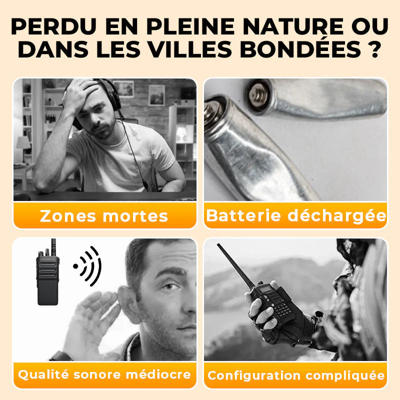 📢📢60% de réduction !!!🔥Radio amateur UV-5R longue portée UV5R Radio bidirectionnelle double bande Walkie - Image 2