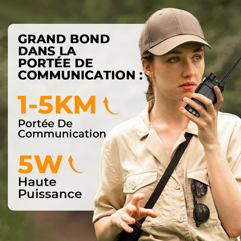 📢📢60% de réduction !!!🔥Radio amateur UV-5R longue portée UV5R Radio bidirectionnelle double bande Walkie - Image 3