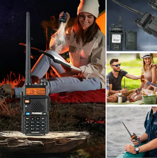 📢📢60% de réduction !!!🔥Radio amateur UV-5R longue portée UV5R Radio bidirectionnelle double bande Walkie - Image 6