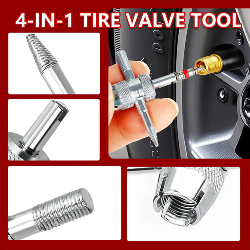 📢📢55 % de réduction !!!✨ Kit d'outils pour changer rapidement les valves de pneus de voiture - Image 3