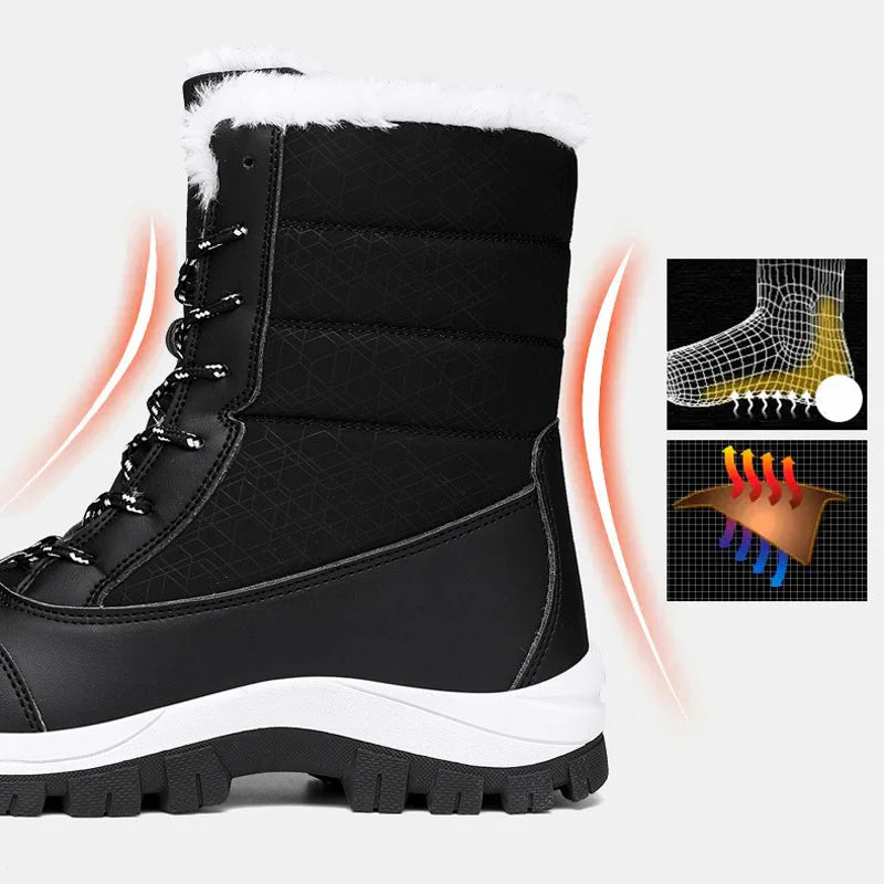 📢📢60% DE RÉDUCTION !!! ✨Bottes d'Hiver Imperméables et Chaudes pour Femmes - Image 7