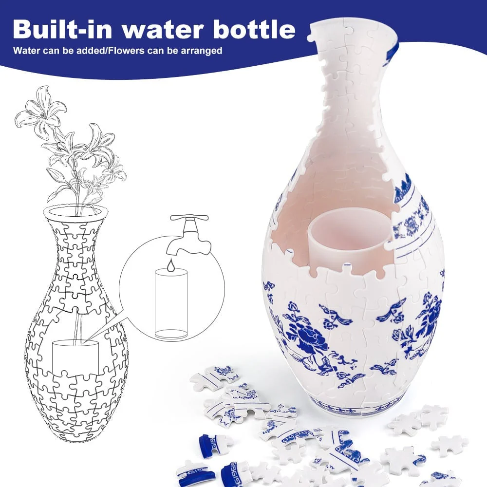 ✨ Nouvelle sortie, prix spécial !✨Vase 3D Art Puzzle🧩 - Image 7