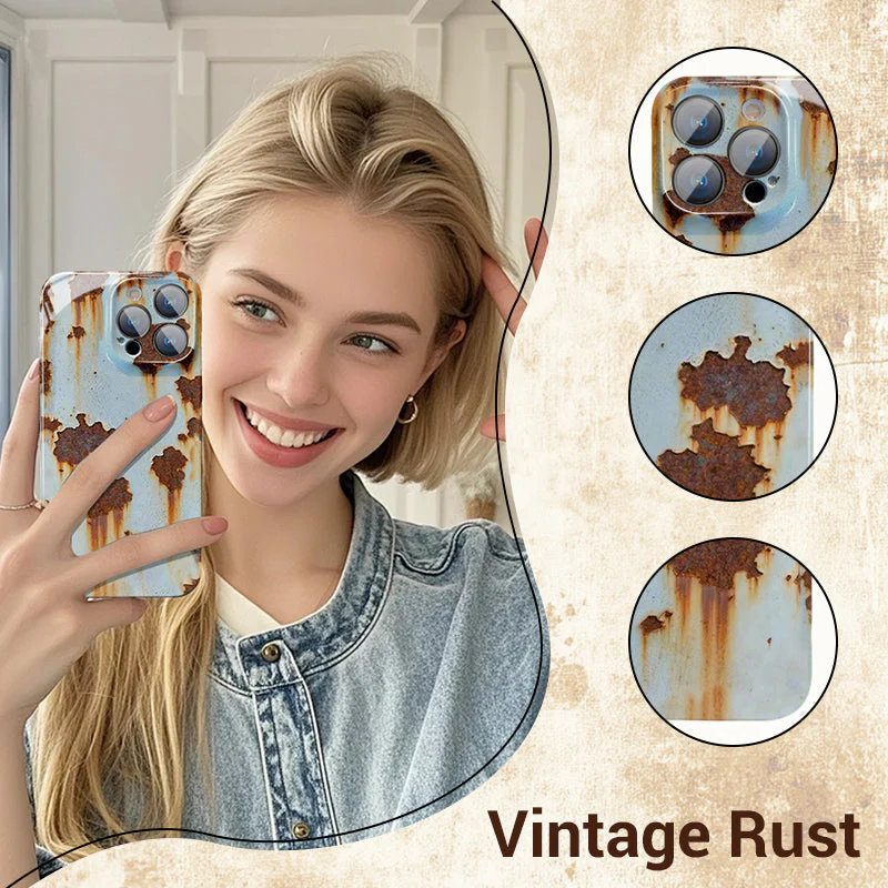 🏆📱Coque rigide Vintage Rust pour iPhone👑 - Image 9