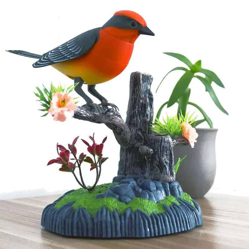 đŠJouet interactif en forme d'oiseau gazouillant activĂ© par la voix - Image 4