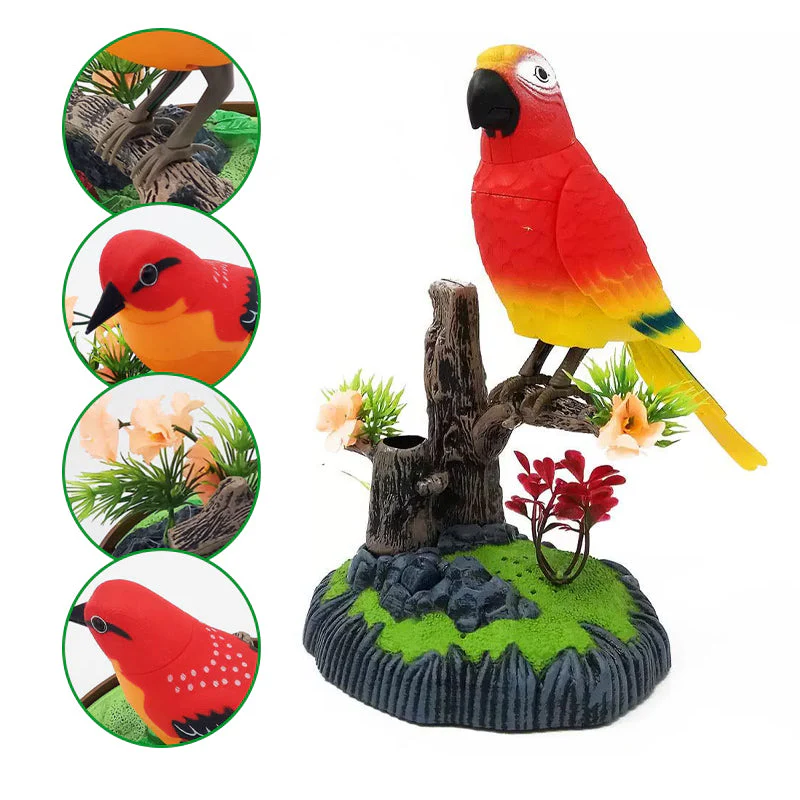 đŠJouet interactif en forme d'oiseau gazouillant activĂ© par la voix - Image 6