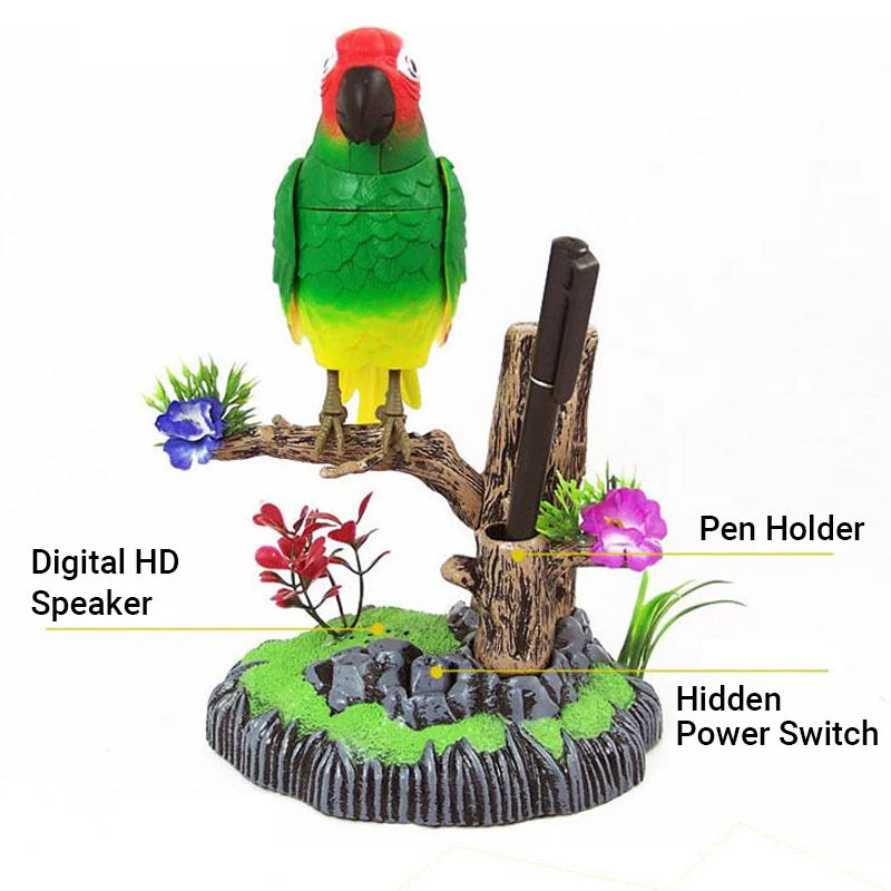 đŠJouet interactif en forme d'oiseau gazouillant activĂ© par la voix - Image 7