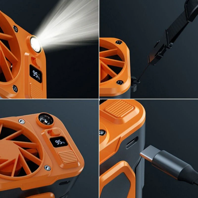 🍃🔥2025 ventes chaudes🔥 Ventilateur portable à suspension lombaire ultra - froid - Image 8