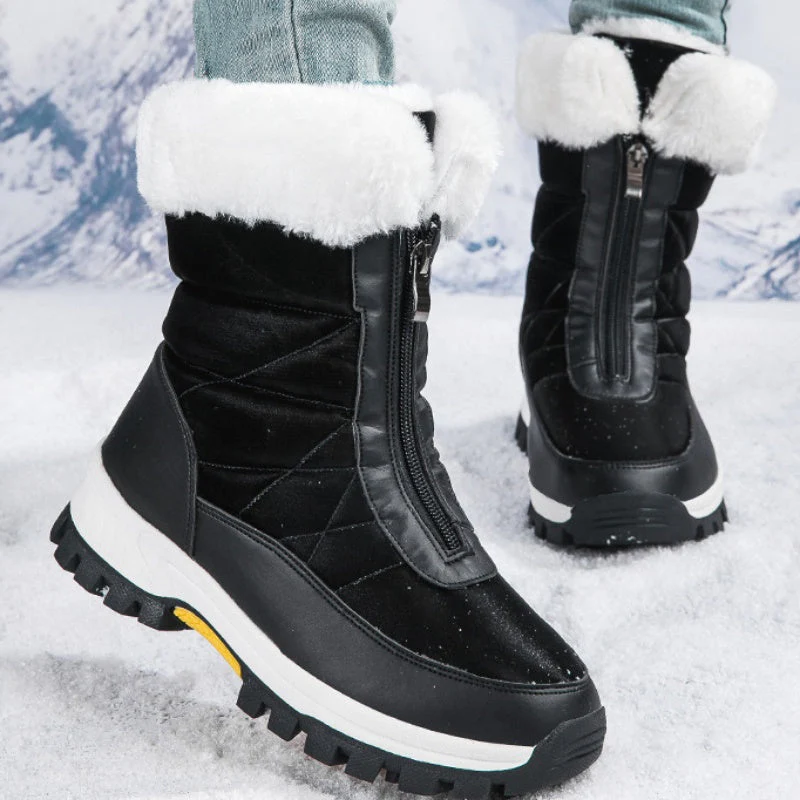 đ„DERNIER JOUR DE SOLDES 50 % DE RĂDUCTIONđ„ Bottes de neige chaudes antidĂ©rapantes Ă fermeture Ă©clair pour femmes - Image 8