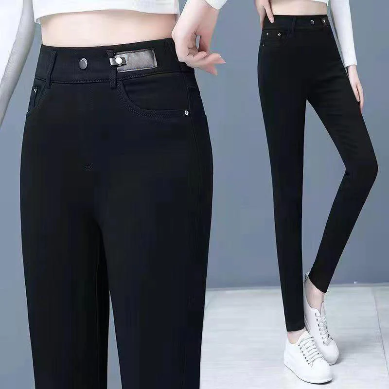 👖 70% DE RÉDUCTION! ✨ JEAN SKINNY CHAUD - Taille Haute & Tissu Stretch, Confort Optimal pour l'Hiver, Style Tendance pour Quotidien et Sorties ❄️💃 - Image 16