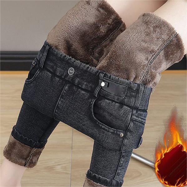 👖 70% DE RÉDUCTION! ✨ JEAN SKINNY CHAUD - Taille Haute & Tissu Stretch, Confort Optimal pour l'Hiver, Style Tendance pour Quotidien et Sorties ❄️💃 - Image 4