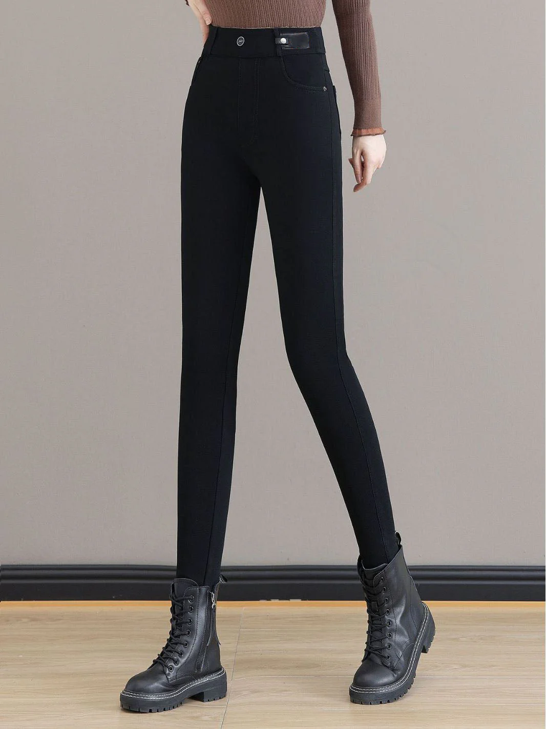 👖 70% DE RÉDUCTION! ✨ JEAN SKINNY CHAUD - Taille Haute & Tissu Stretch, Confort Optimal pour l'Hiver, Style Tendance pour Quotidien et Sorties ❄️💃 - Image 7