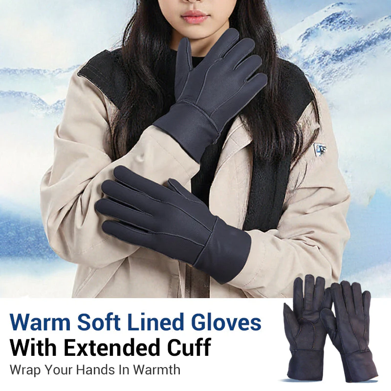 📢📢 57% DE RÉDUCTION ! ✨ Gants chauds double épaisseur 100 % laine douce
