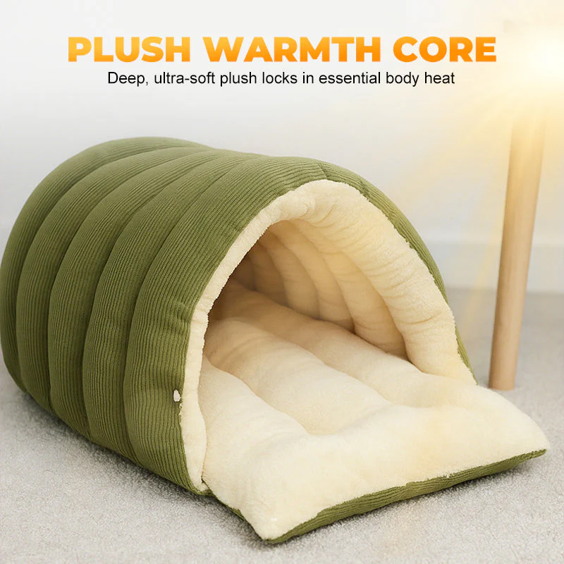 📢50% de réduction！！！📍Chaleur, confort douillet, niche en peluche pour animaux domestiques - Image 3