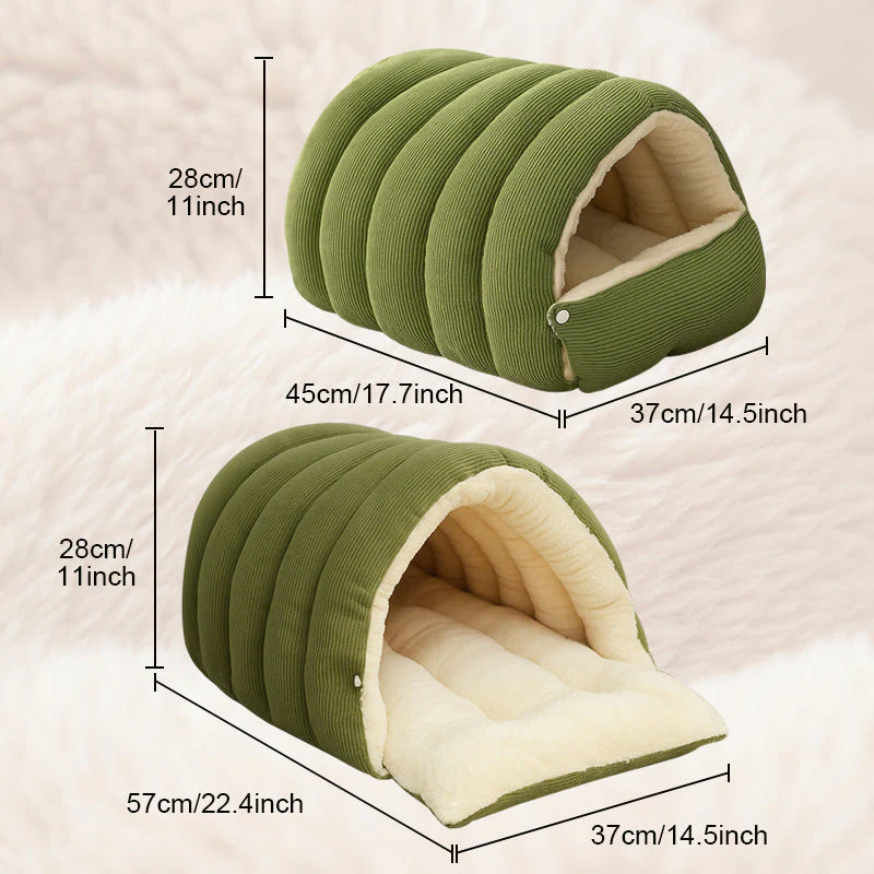 📢50% de réduction！！！📍Chaleur, confort douillet, niche en peluche pour animaux domestiques - Image 9