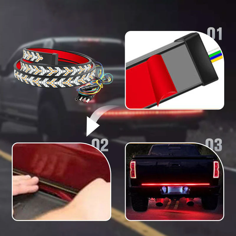 📢📢50% de réduction ! ⏰Barre lumineuse LED étanche pour hayon de camion - Image 7