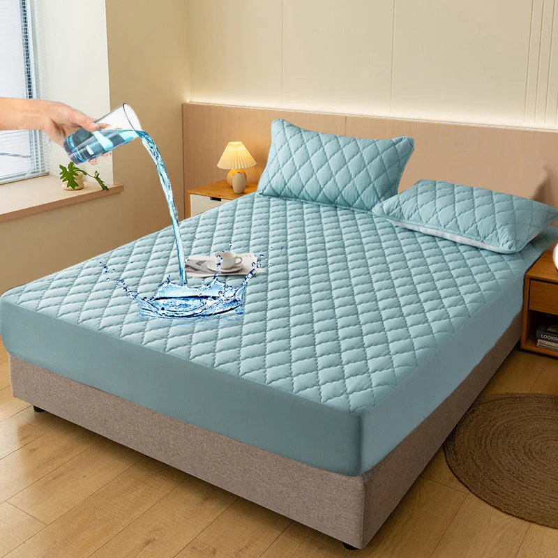 Ensemble imperméable de housse de matelas matelassée et taies d'oreiller - Image 11