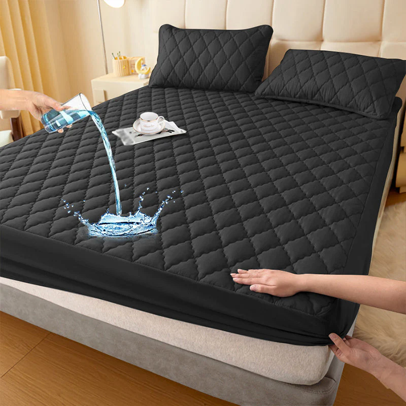 Ensemble imperméable de housse de matelas matelassée et taies d'oreiller - Image 15