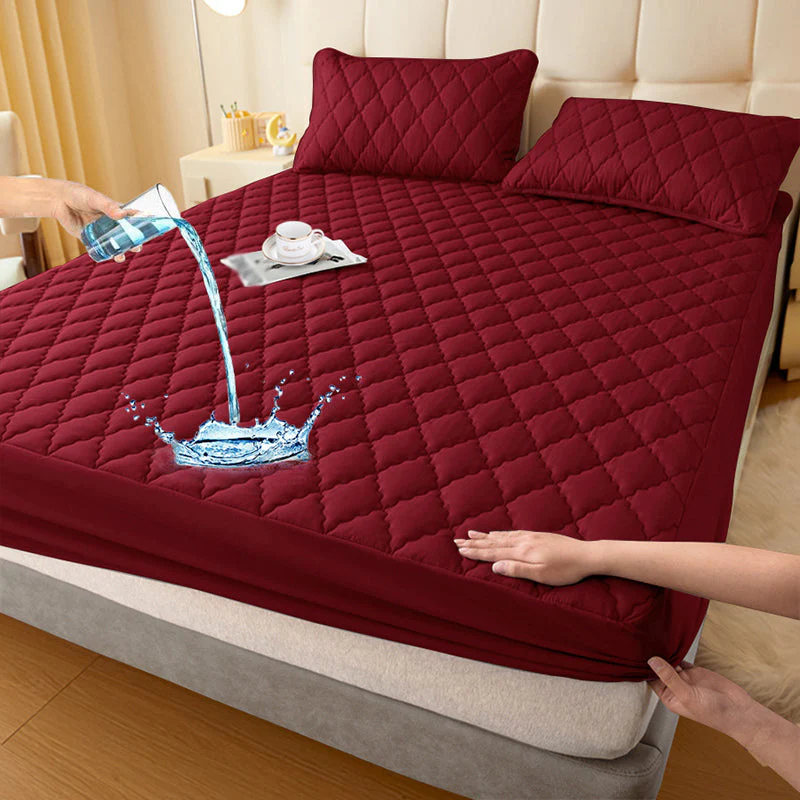 Ensemble imperméable de housse de matelas matelassée et taies d'oreiller - Image 17
