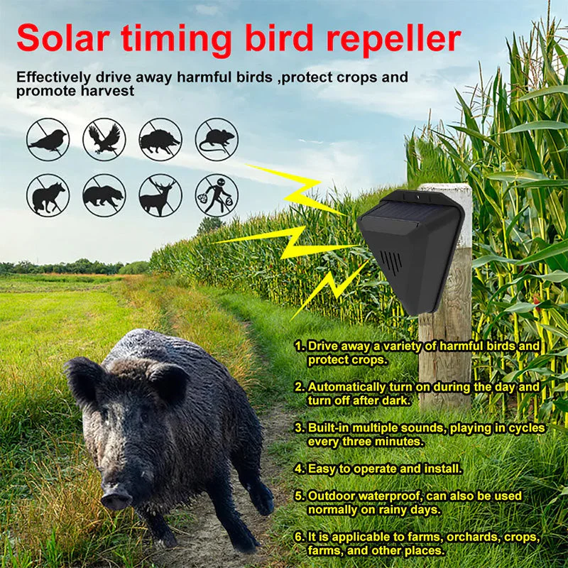 🕊️✨Répulsif solaire anti-oiseaux d'extérieur étanche⏳50% de réduction pour une durée limitée 🎁 - Image 3