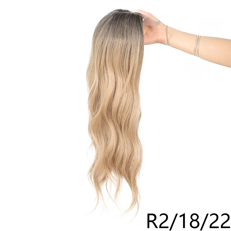 🌸50% de réduction pour une durée limitée👧 Wavy Clip-In Hair Topper avec Bangs pour l'amincissement des cheveux - Image 14
