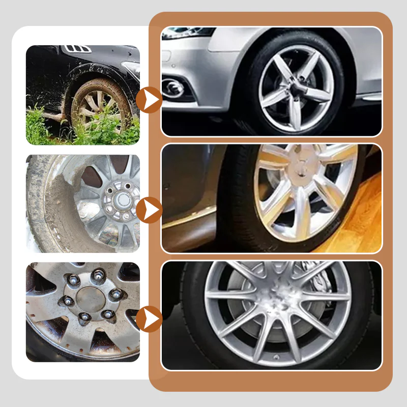 📢Acheter 3 Obtenez 2 Gratuit✨🚗Pulvérisateur puissant pour nettoyer les roues et les pneus - Image 5
