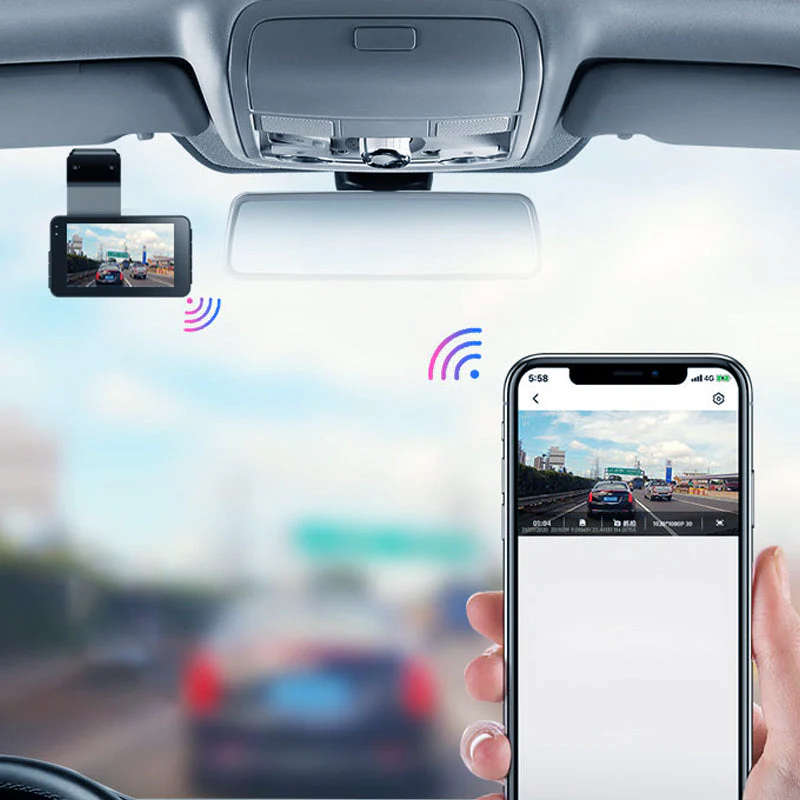 🔥Offre spéciale 69%🚗Caméra de tableau de bord double WiFi 1080P avec vision nocturne - Image 3
