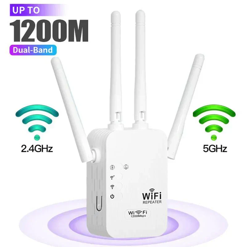 📢📢50 % de réduction !!! 🎅 Extenseur WiFi 2025 – 1200 Mbps, double bande, couvre 10 000 pi² & connecte 50 appareils 📶🏠 - Image 7