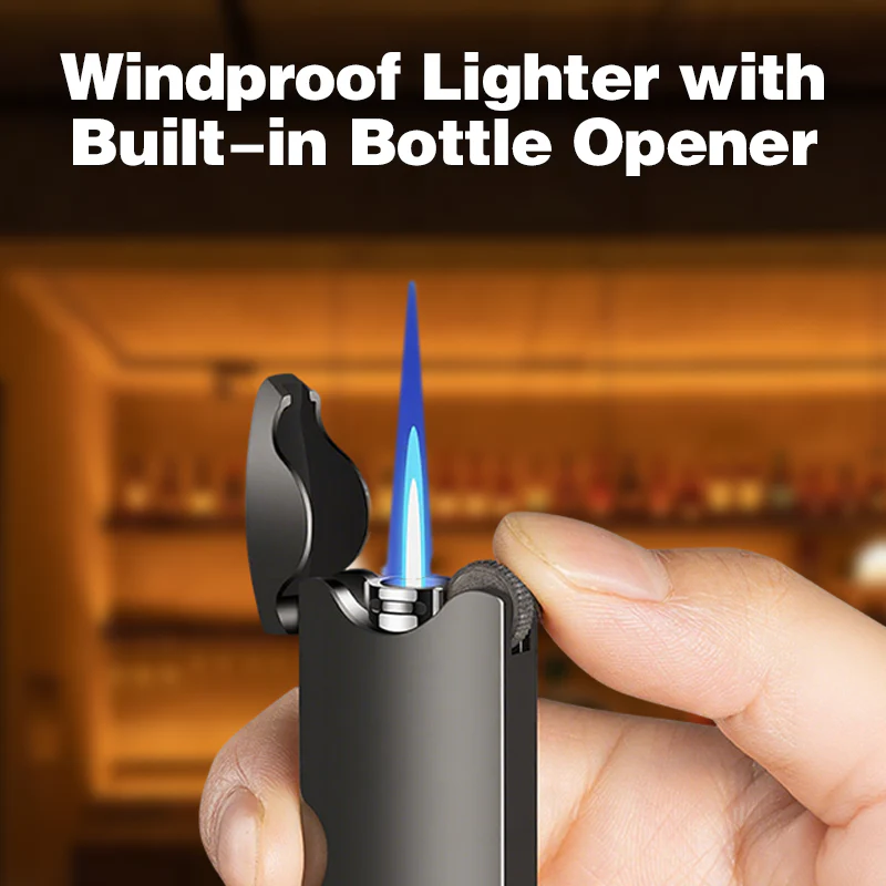 📢📢KIT ÉCONOMIE⏰ Briquet coupe-vent avec décapsuleur intégré - Image 6