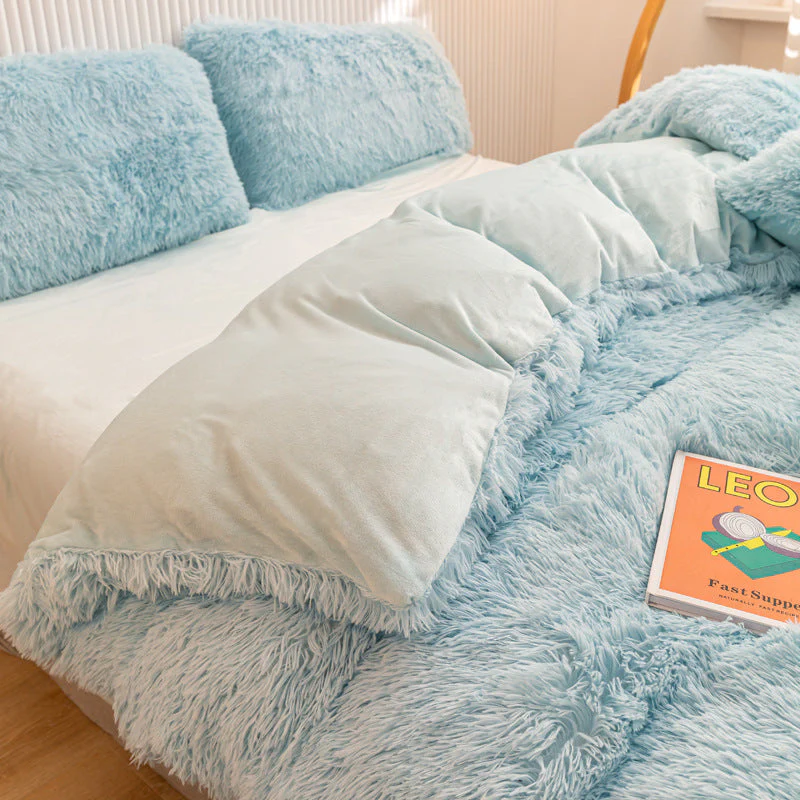 [winter gift]Winter Warm Plush Bedding 4-Piece Set - Image 17
