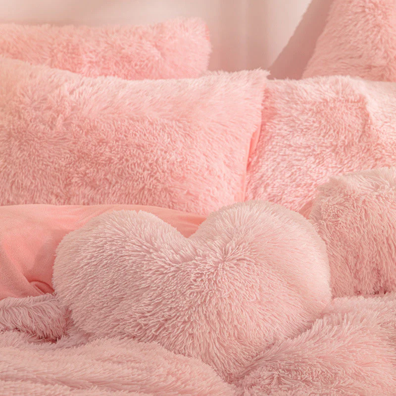 [winter gift]Winter Warm Plush Bedding 4-Piece Set - Image 9