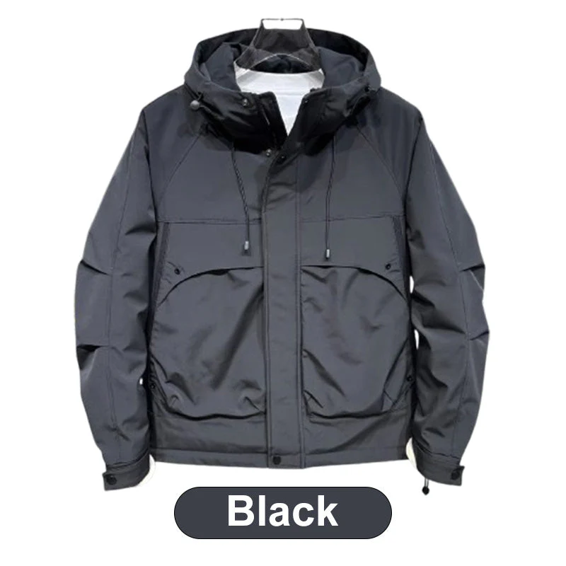 📢📢60 % DE RÉDUCTION !!! ✨Veste d'hiver chaude et coupe-vent à capuche pour hommes - Image 11