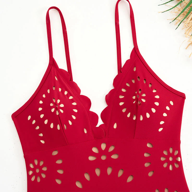 🩱Durée limitée -50 %💥Maillot de bain une pièce sexy pour femme avec jupe longue assortie - Image 7