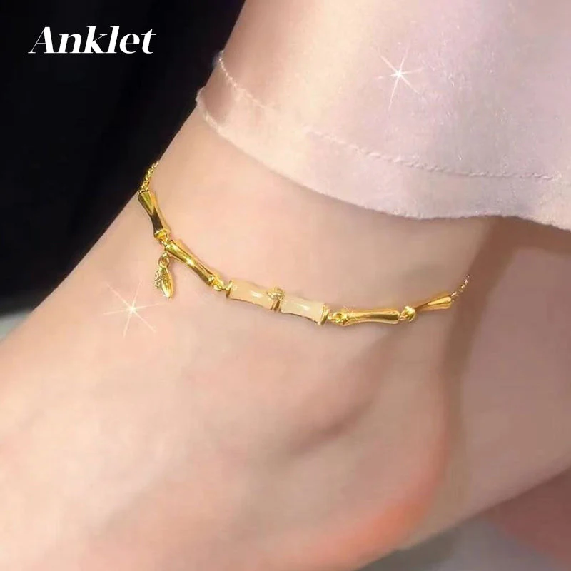 🎁✨Achetez-en 1 obtenez-en 1 gratuitement✨Bracelet en bambou pour femme avec chaîne - Image 10