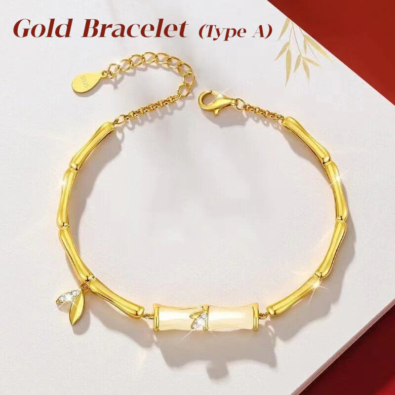 🎁✨Achetez-en 1 obtenez-en 1 gratuitement✨Bracelet en bambou pour femme avec chaîne - Image 8