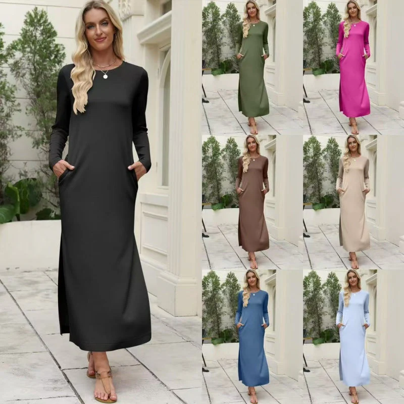 đąđą60 % de rĂ©duction !!â°Robe t-shirt Ă manches longues pour femme